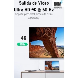 Cables de Carga tipo C de 100 Watts y video en 4K