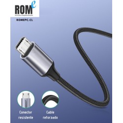 Cables de carga microUSB reforzados para smartphones y accesorios